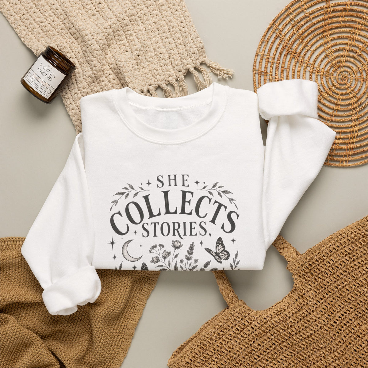 Book Lover Sweatshirt, Bookish Gift for Friend, Story Lover Shirt