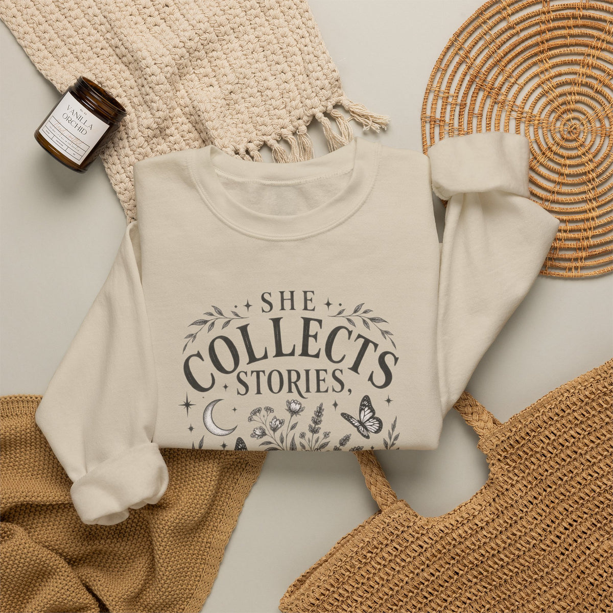 Book Lover Sweatshirt, Bookish Gift for Friend, Story Lover Shirt