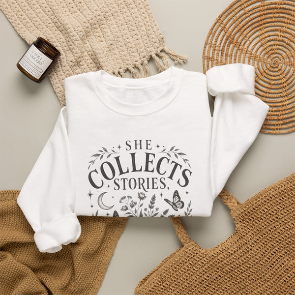 Book Lover Sweatshirt, Bookish Gift for Friend, Story Lover Shirt