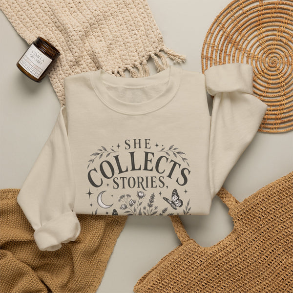Book Lover Sweatshirt, Bookish Gift for Friend, Story Lover Shirt