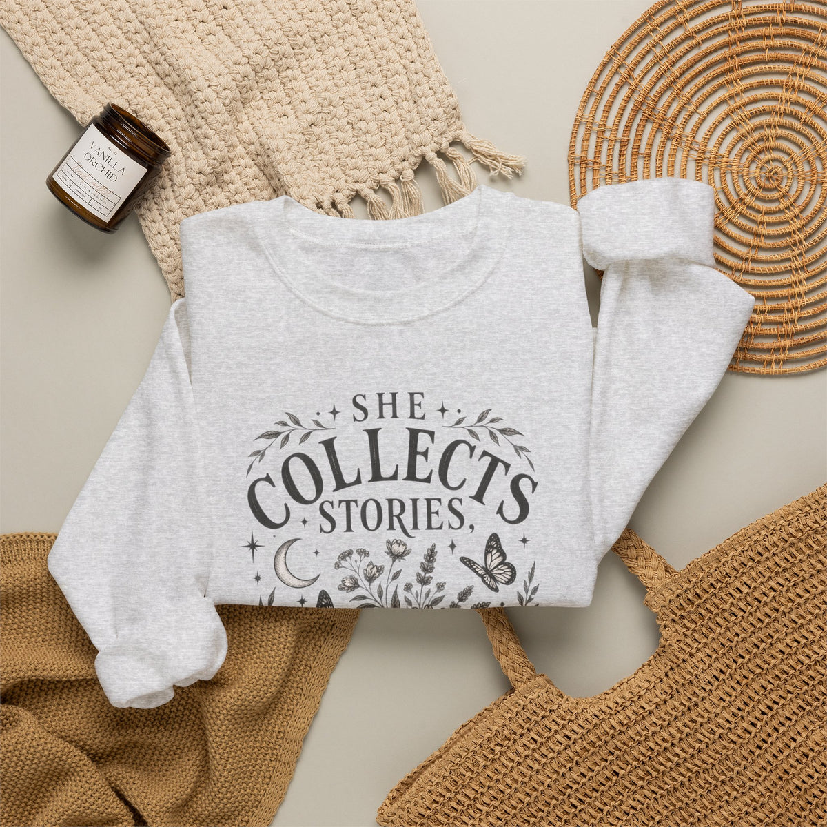 Book Lover Sweatshirt, Bookish Gift for Friend, Story Lover Shirt